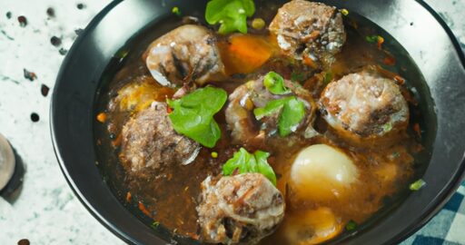 Bakso – indonéská polévka se žvýkacími kuličkami