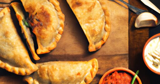 Empanadas de carne argentinského typu