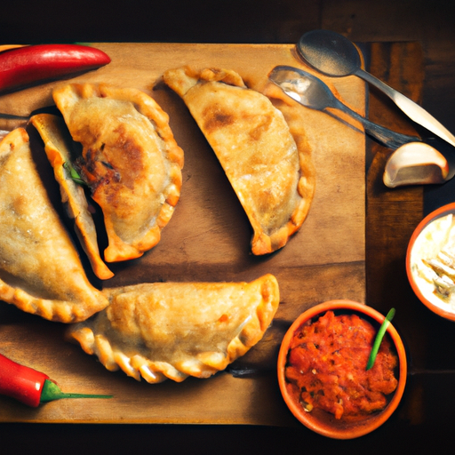 Empanadas de carne argentinského typu