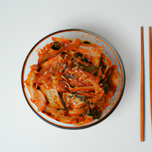 Korejské kimchi.