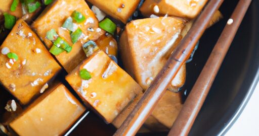 Miso polévka s tofu a vodorovným