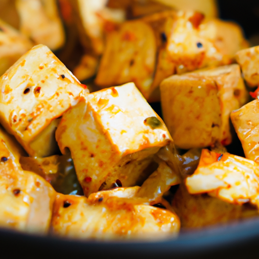 Veganský červený kari s tofu