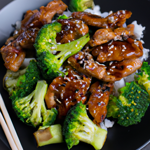 Kuřecí teriyaki s brokolicí