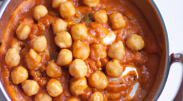 Chickpea curry s kokosovým mlékem