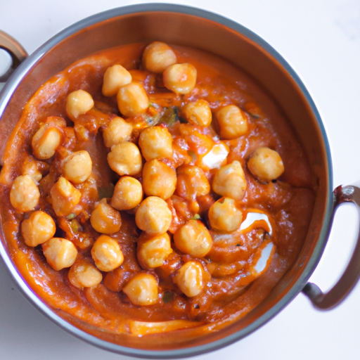 Chickpea curry s kokosovým mlékem