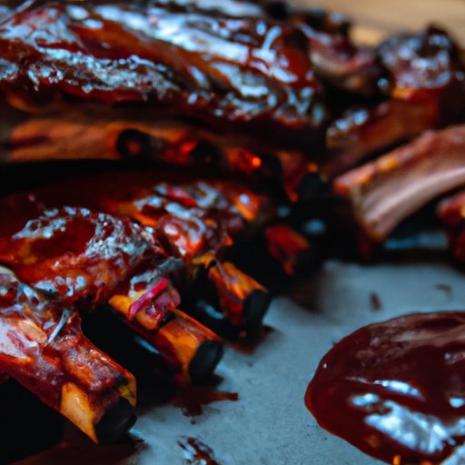 Crusty BBQ ribs