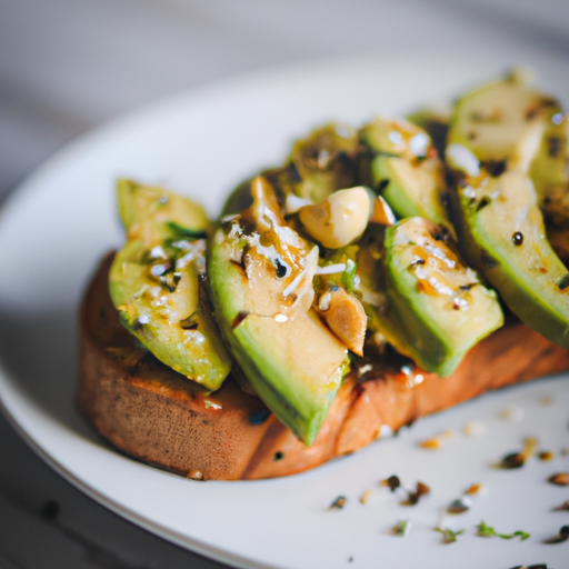 Avokádový toast s tofu-ostružinovým dresinkem