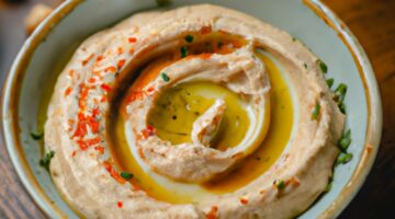 Hummus z cizrny a tahini