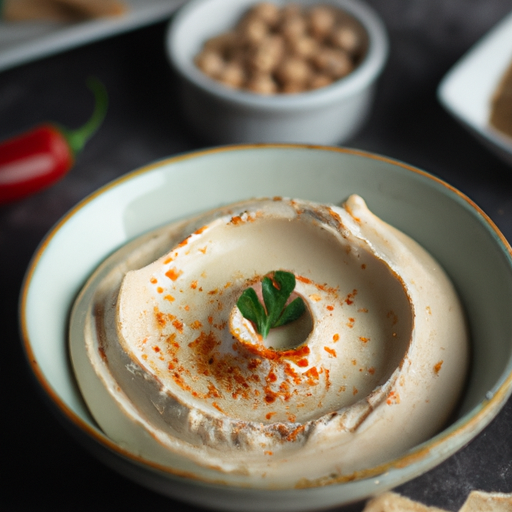 Hummus koriandrem