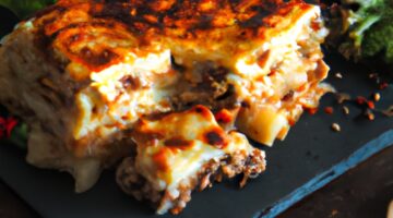 Domácí lasagne se špenátem