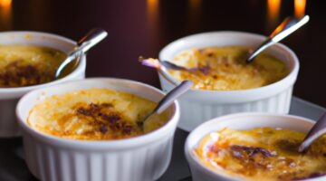 Crème brûlée navozené francouzskou kuchyní