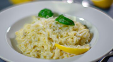 Risotto al limone