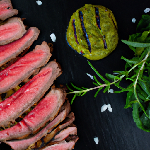 Asado con chimichurri