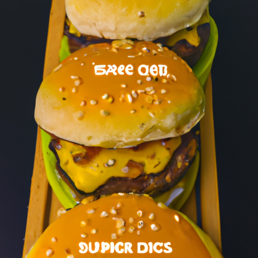 Hovězí hamburger s čedarem.