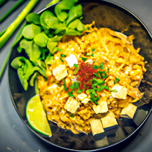 Sýrový pad Thai s tofu