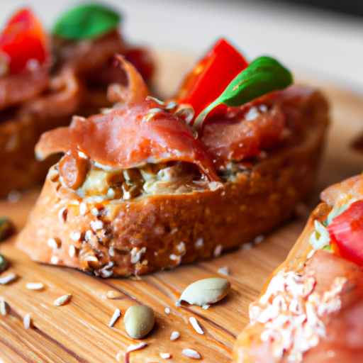 Česneková bruschetta s rajčaty