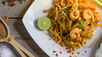 Pad Thai nudle s kuřecím masem