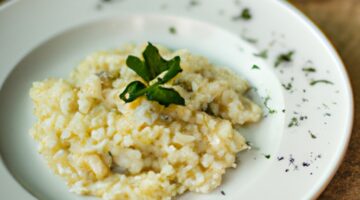 Risotto s hřiby a parmazánem