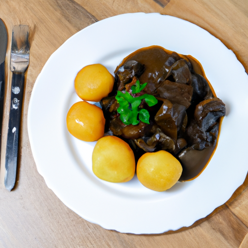 Boeuf bourguignon s hovězím masem