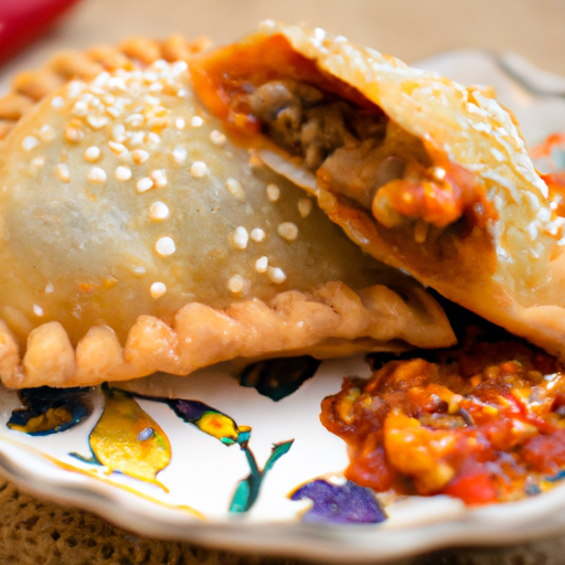 Empanadas con carne ajiaco.