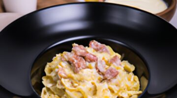 Italská těstovinová specialita Carbonara