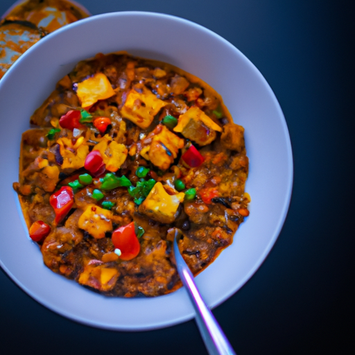 Masala paneer s rýží