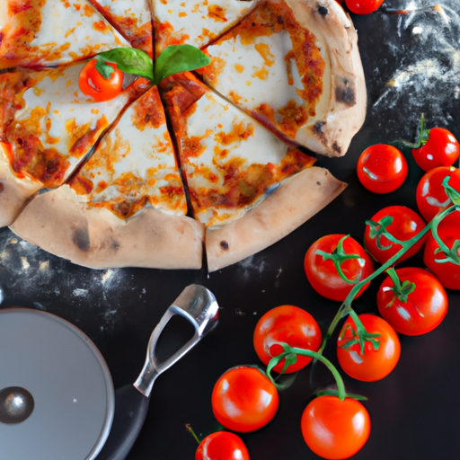 Pizza Margherita s bazalkou