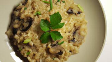 Risotto ai funghi.