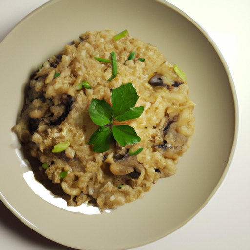 Risotto ai funghi.