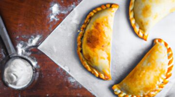 Argentinské empanadas se šunkou a sýrem