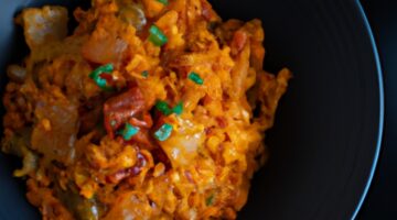 Kimchi fried rice s vejci