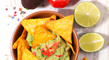 Nachos s guacamolem