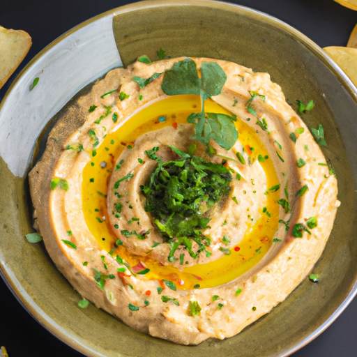 Kořeněný batátový hummus