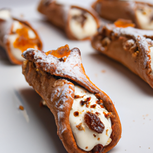 Cannoli s ricottovou nádivkou