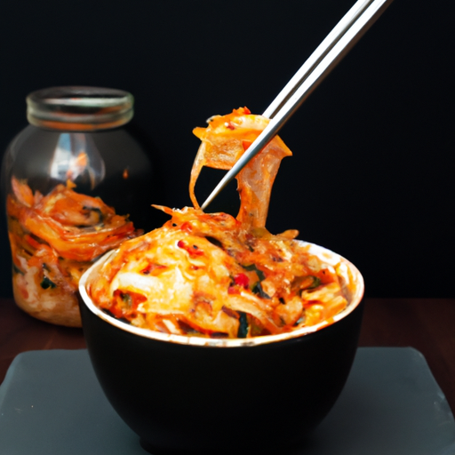 Kimchi – tradiční pikantní zelí.