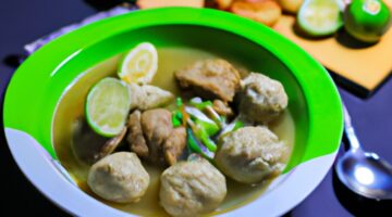 Bakso – indonéská polévka s masovými kuličkami