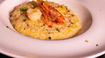 Risotto s krevetami a rajčaty