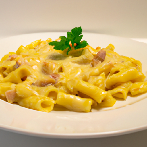 Penne alla carbonara domácí recept.