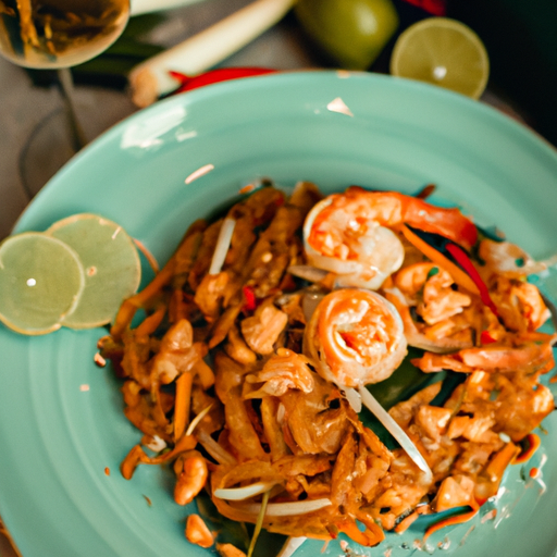 Phad Thai s krevetami