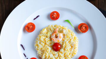 Risotto se šťavnatými rajčaty a bazalkou