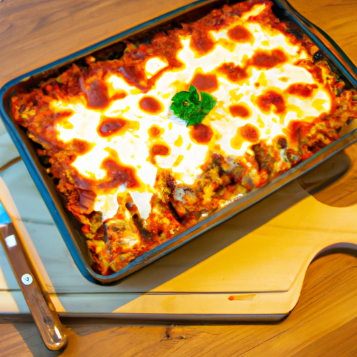 Lasagne s domácí omáčkou boloňského ragú