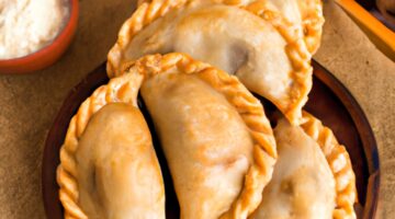 Argentinské hovězí empanadas plněná masa