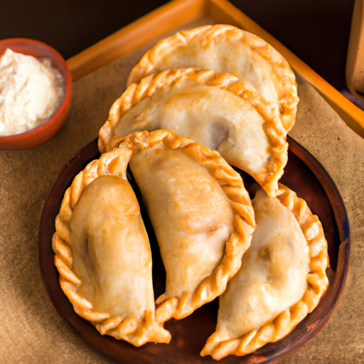 Argentinské hovězí empanadas plněná masa