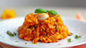 Risotto s houbami a špetkou šafránu