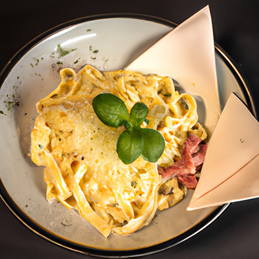 Carbonara pasta s pancettou.