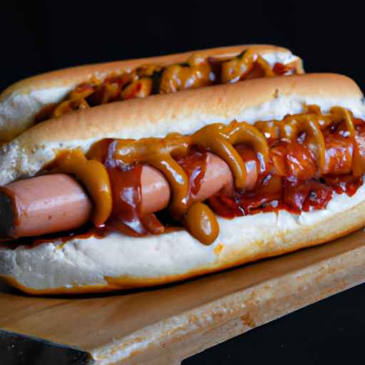 Hotdog s cibulí a hořčicí