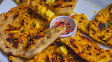 Masala paneer naan placky