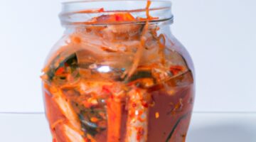 Kimchi – tradiční korejský fermentovaný pokrm.