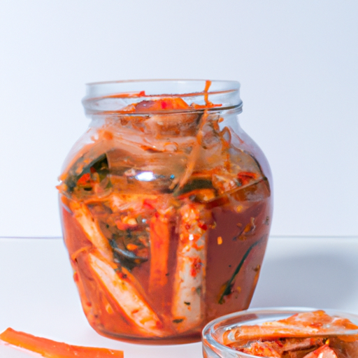 Kimchi – tradiční korejský fermentovaný pokrm.