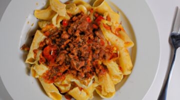 Ragu bolognese s tagliatelle